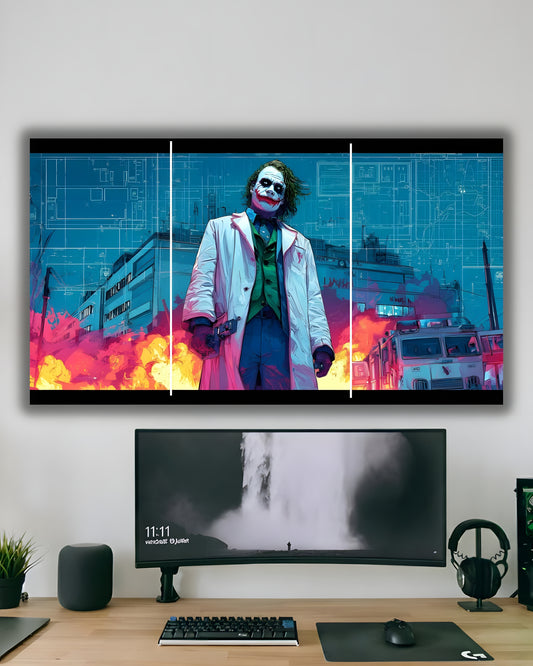 "Why So Serious? Joker Iconic Wall Art"