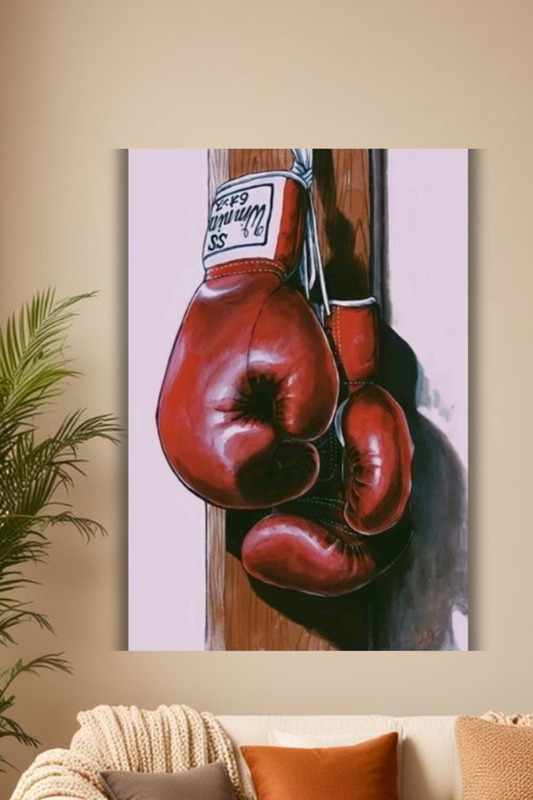 "Anime Boxing glove Champion poster"