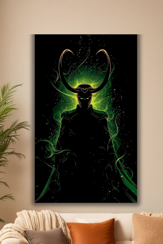 Loki God of Mischief Shadow poster".