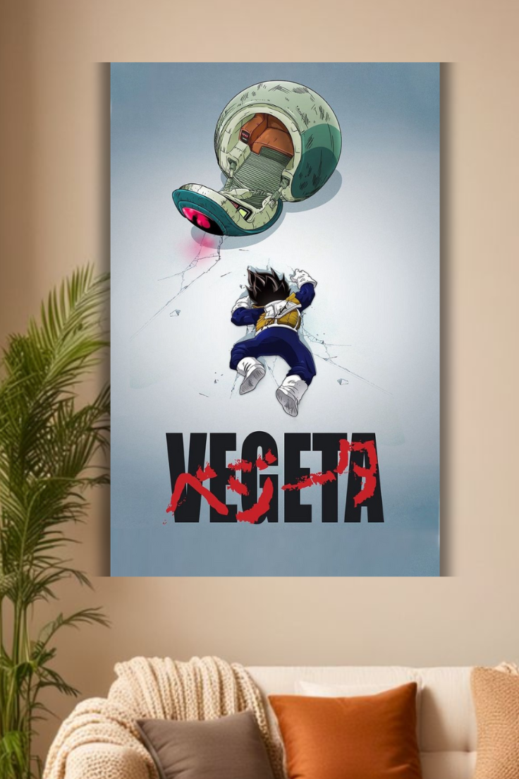Vegeta wall poster