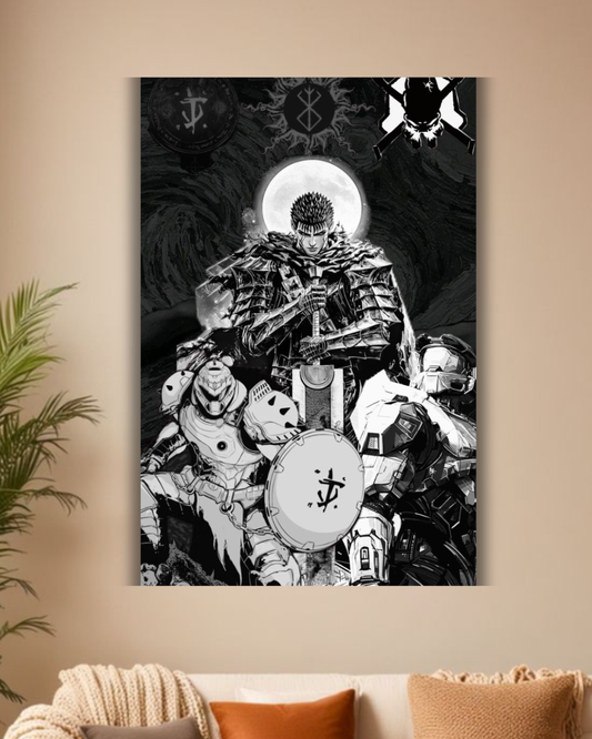 "Eclipse of Fate: Berserk Art poster"