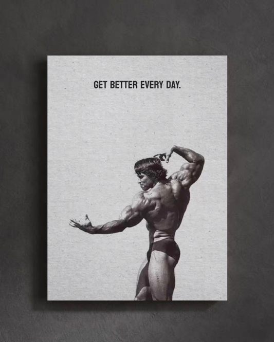 Daily Improvement Bodybuilding Gym Poster