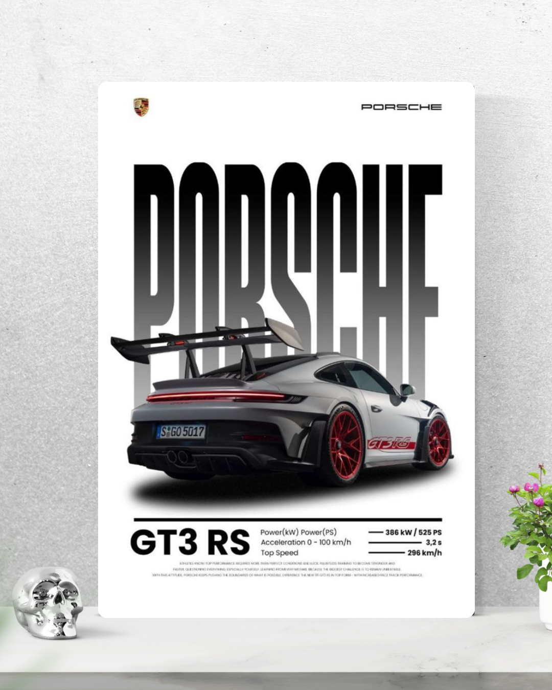 Track Beast: Porsche 911 GT3 RS Poster #1