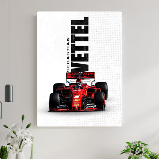 Ferrari F1 Legend #2  ||  Sebastian Vettel Magazine poster
