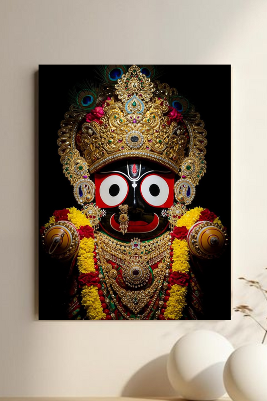 "Spiritual Jagannath || Deity Devoties poster "