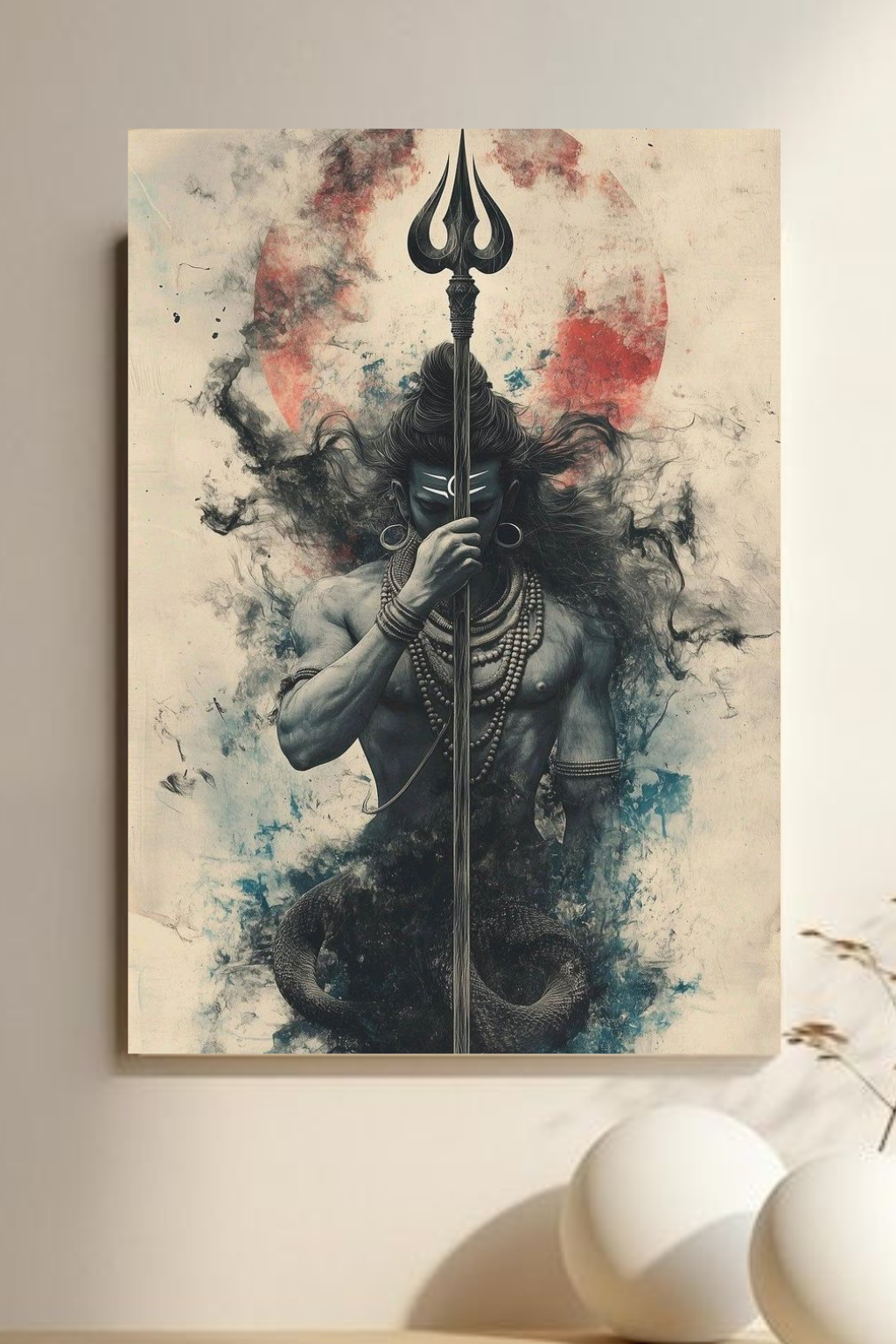 "Trident Shiva – Divine Strength Devoties poster"