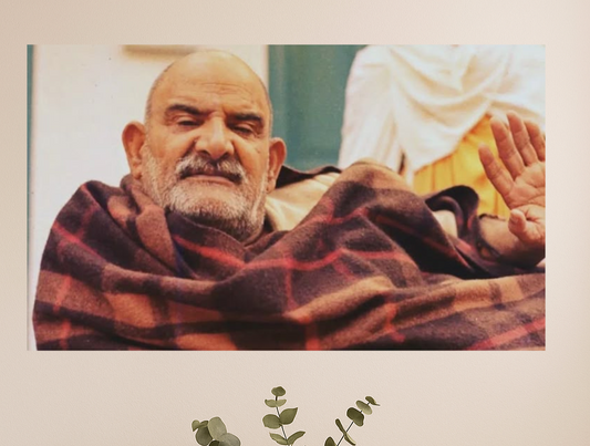 "Neem Karoli Baba || Blessings: Monochrome Devoties poster"