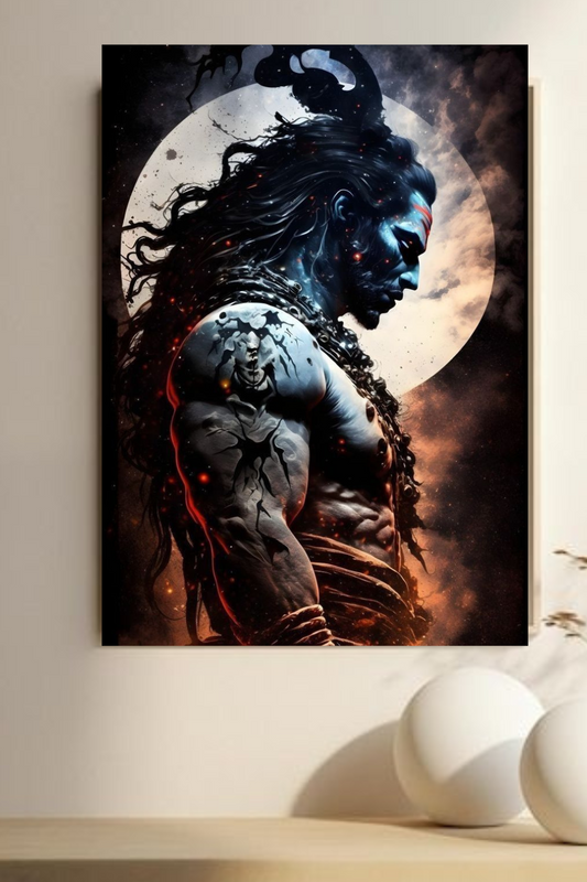 "The Cosmic Destroyer: Shiva Devoties poster"