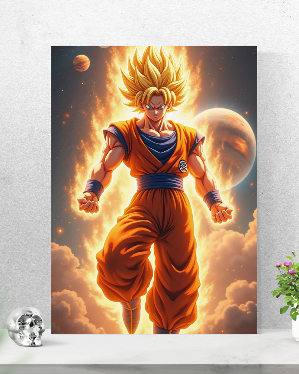Dragon Ball Z Goku – Legendary Super Saiyan Poster – Luxen Art Gallery