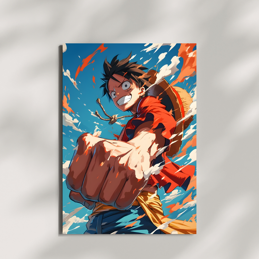King of the Pirates  ||  Luffy Power Burst poster