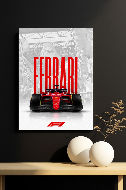 Ferrari F1 Force #1  ||   Champion’s Art Poster