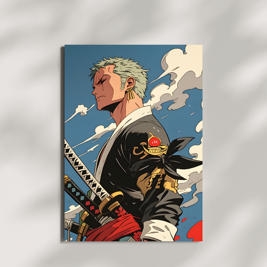 Wind-Cut Resolve M ||  Zoro Inspired Poster