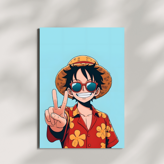 Vacation Vibes  || Luffy Summer Poster