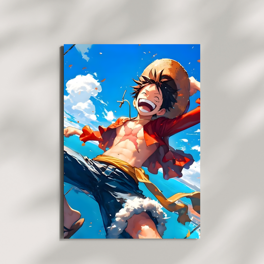Skybound Dreamer  ||  Luffy Adventure Poster