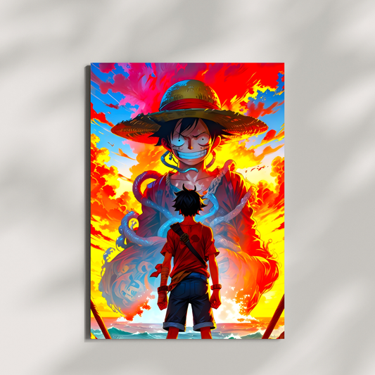 Gear Fourth  ||  Inferno King Luffy Poster