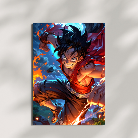Straw Hat Eruption  ||  Luffy Supreme poster