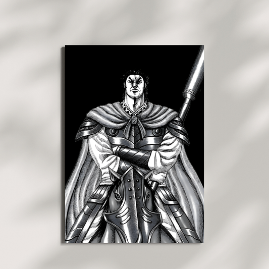 Knight of Shadows  ||  Warrior Manga Poster