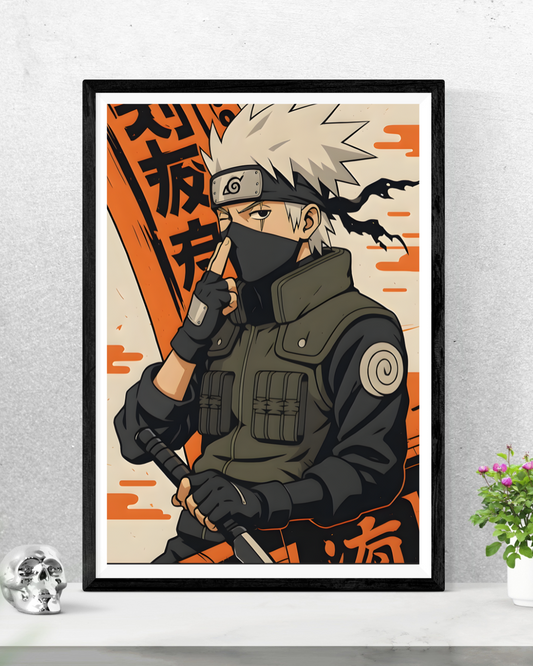 Kakashi Hatake Naruto Anime Wall Art Poster