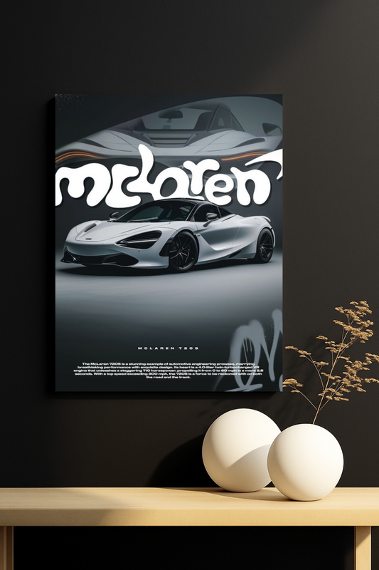 Mirage McLaren 720S #@  ||  Modern Automotive Poster