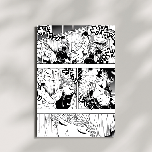 Slayers at Rest – Cozy Manga Panel Art