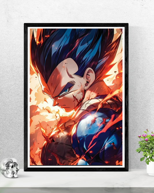 Vegeta: Saiyan Pride Anime Poster