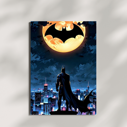 The Dark Knight Skyline Poster