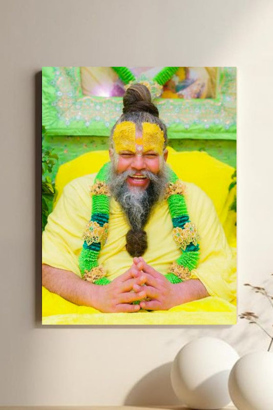 Sri Premanand Ji – Vibrant Spiritual Guru Devoties poster"