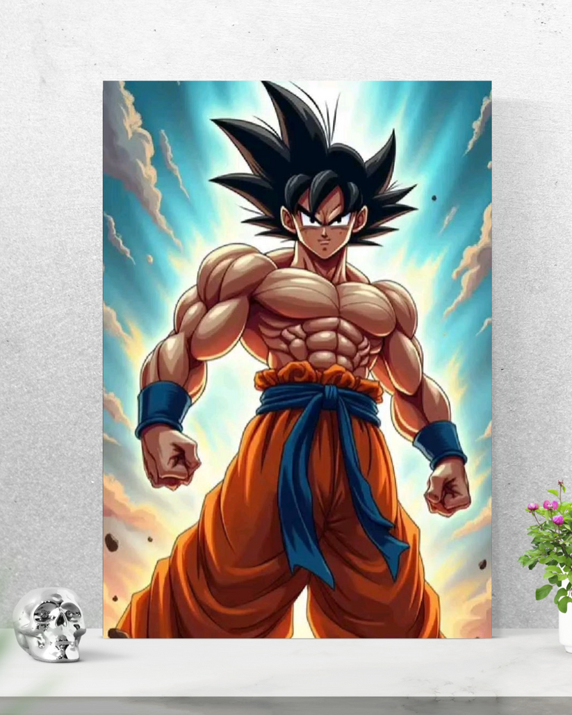 Super Saiyan Goku Energy Wall Poster – Luxen Art Gallery