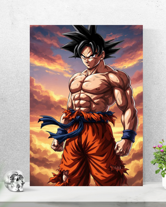 Ultimate Goku Transformation Wall Poster