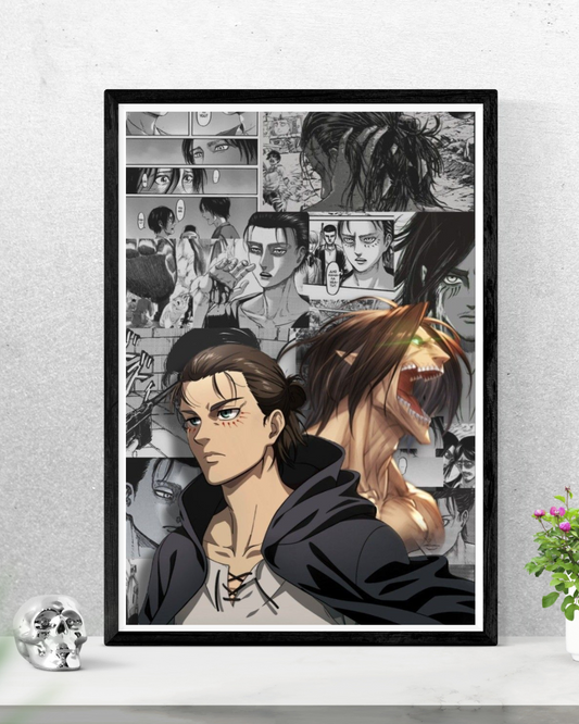 Eren’s Wrath – Founding Titan Glow Edition posters