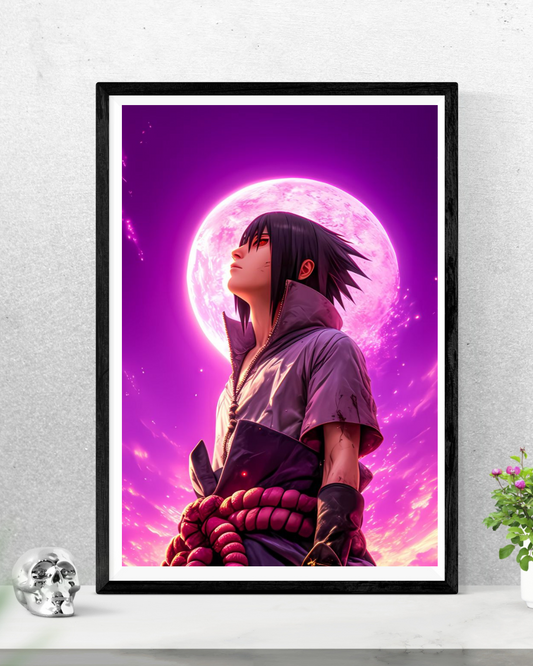 Starlit Shinobi: Modern Framed Poster