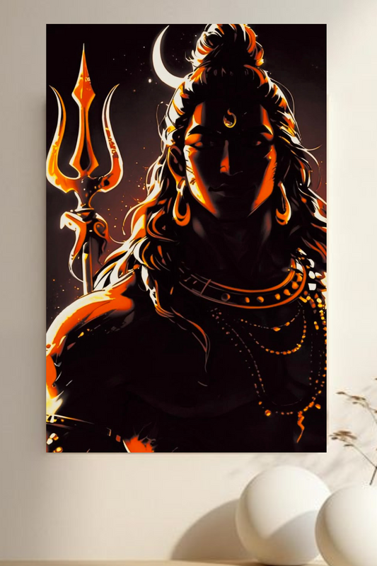 "Mahadev || with Trishul Devoties Poster"