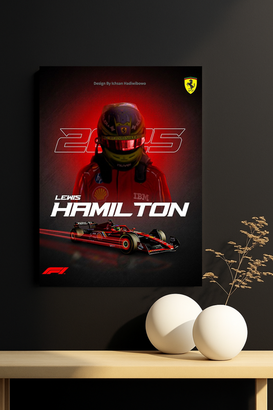 Scuderia Ferrari x Hamilton 2025 #1  ||   Collector’s Poster