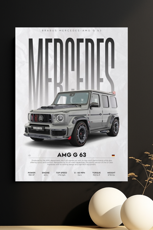 Mercedes AMG G63 Stature  ||  Bold Magazine Style Print