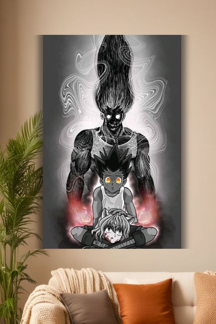 Dark Aura Vengeance – Anime Wall Art Poster