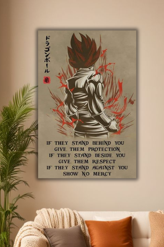 Vegeta drang ball z poster