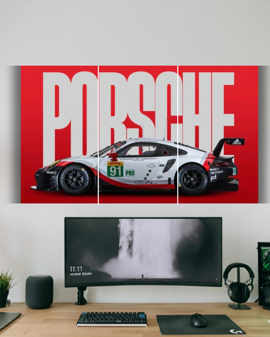 PORSCHE RACING HERITAGE RSR  ||  SPLIT POSTER