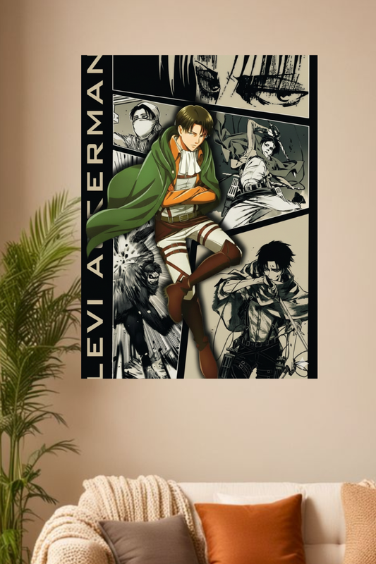 Levi Ackerman manga poster