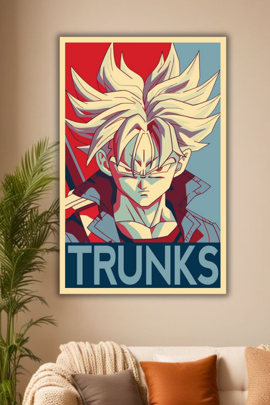 Trunks dragon ball z poster