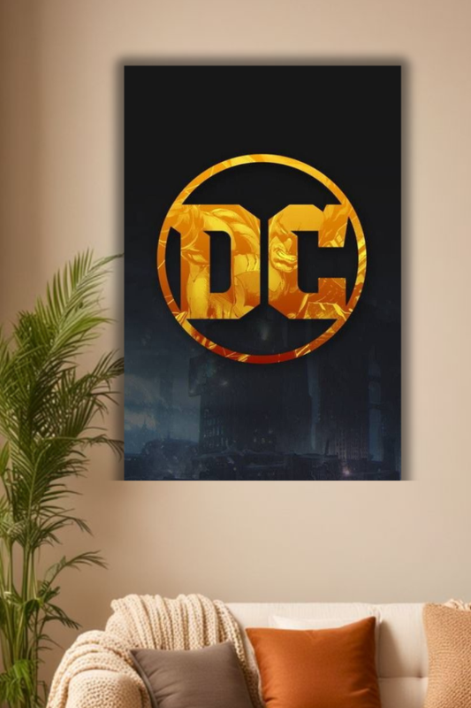 DC logo poster
