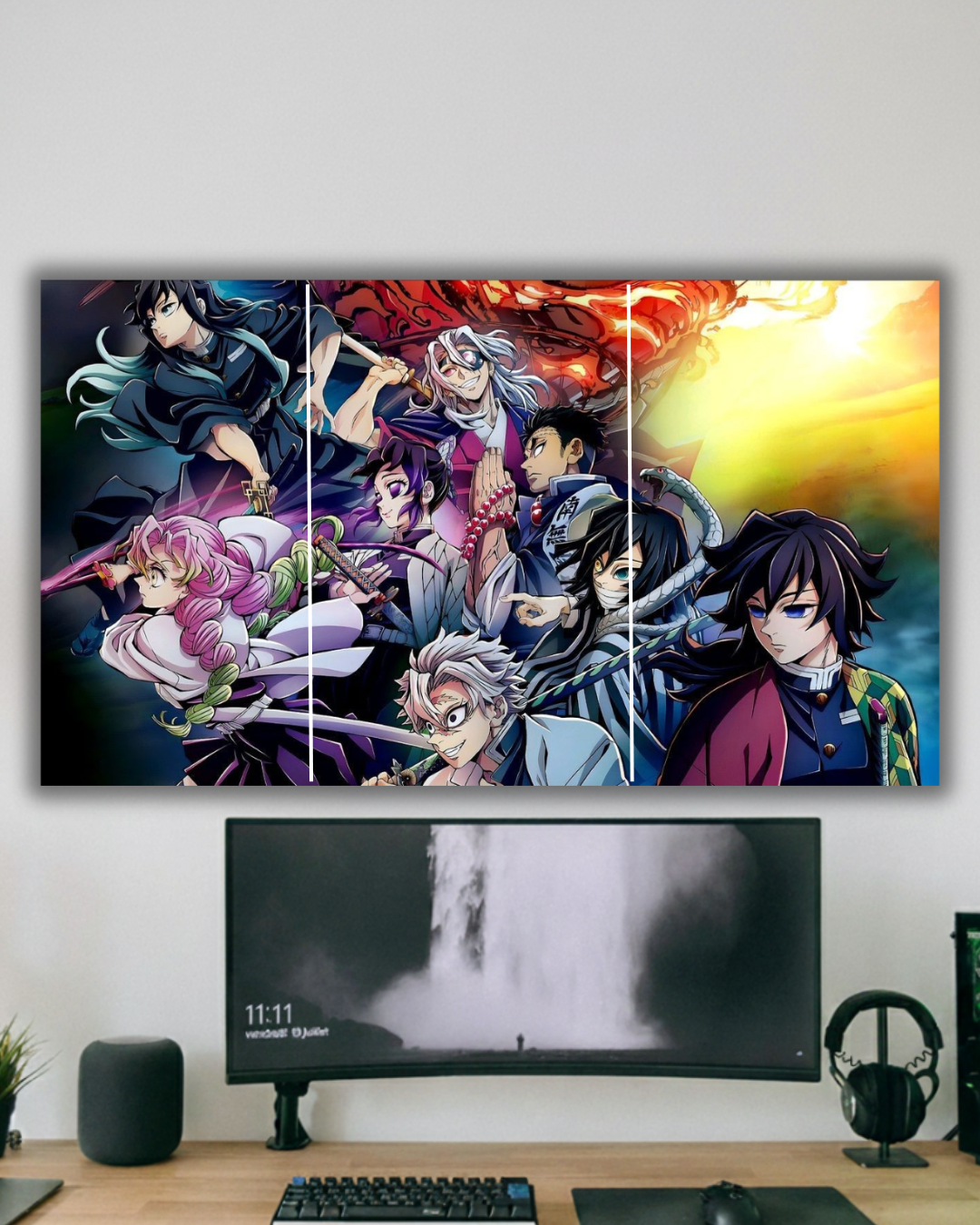 "Demon Slayer Pillars Multi-Panel Poster