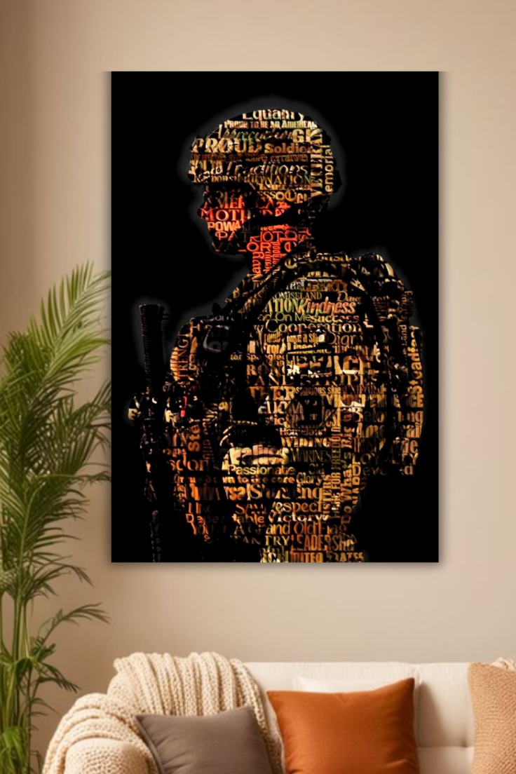Army soldiers poster