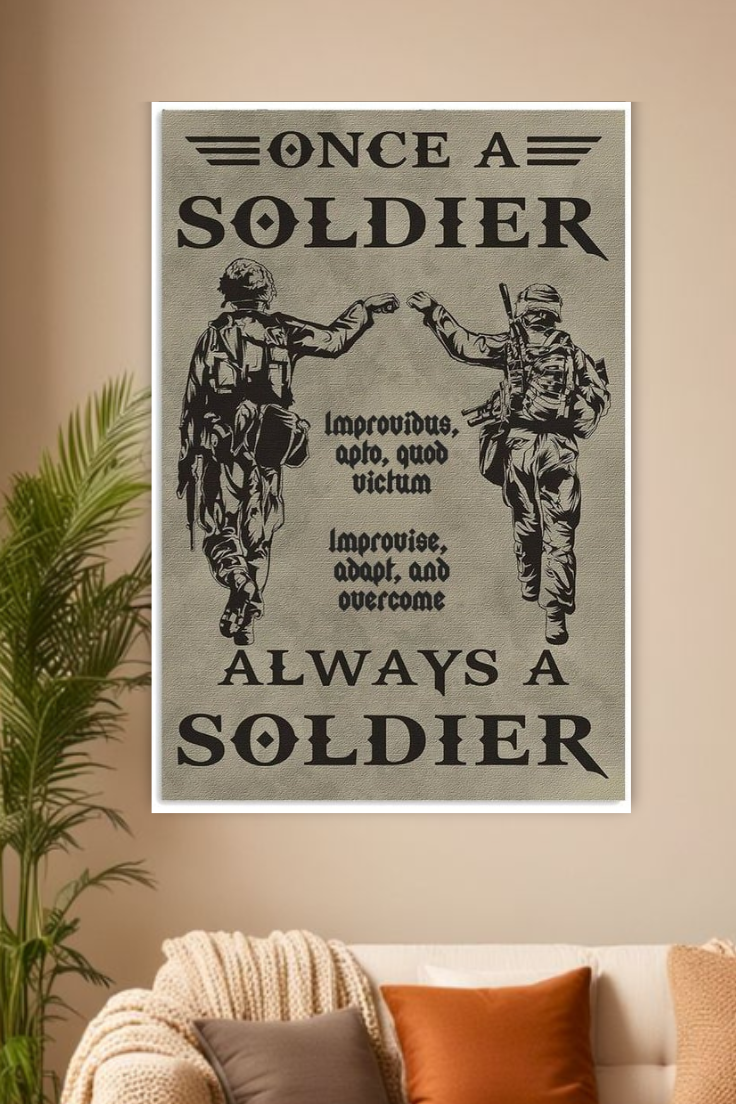 Always a soldier army poster