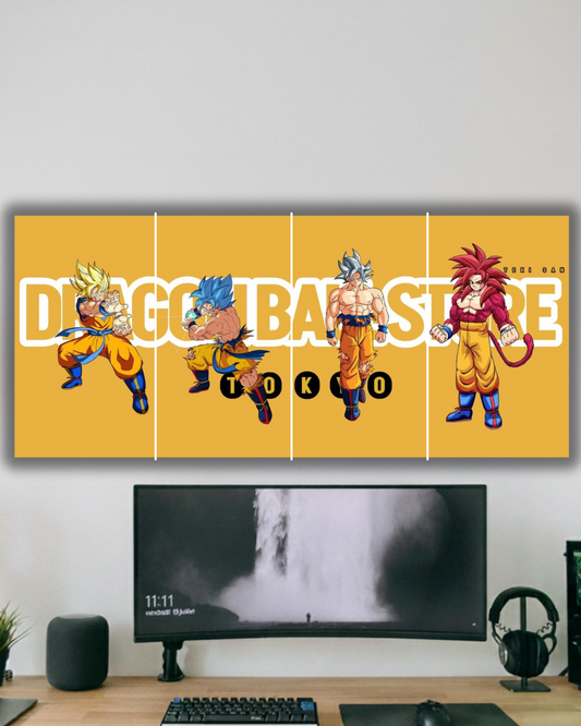 Goku 4 split poster
