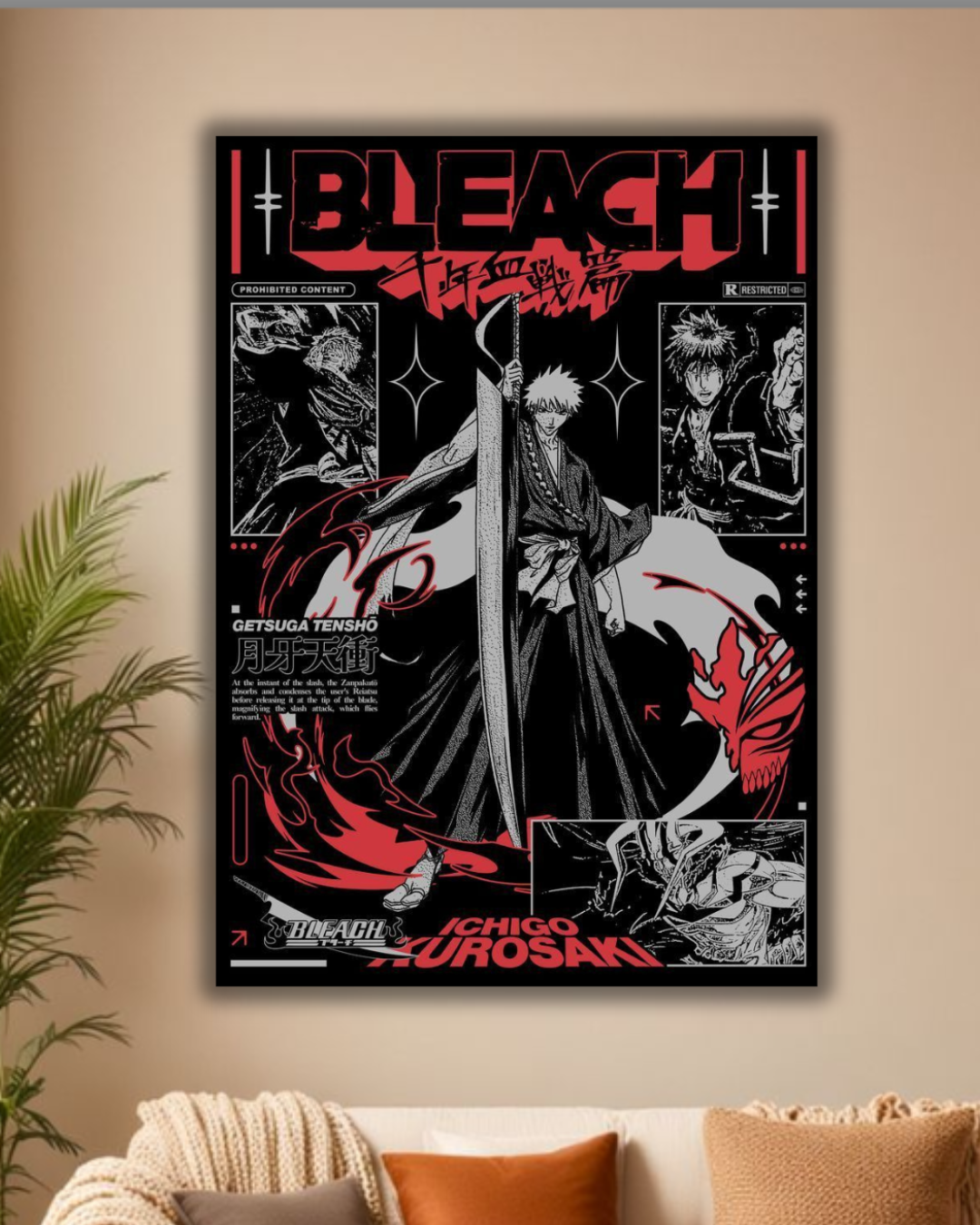 "Soul Reaper Rise: Ichigo Bleach Poster"