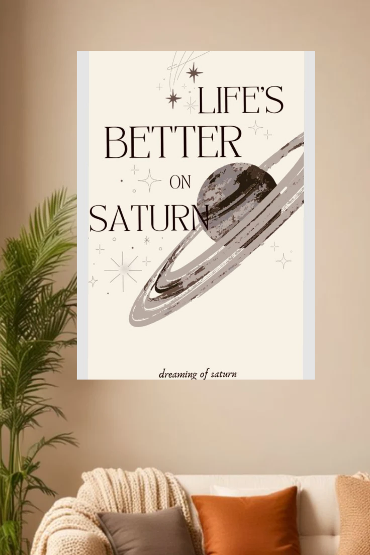 Saturn asthetic wall posters