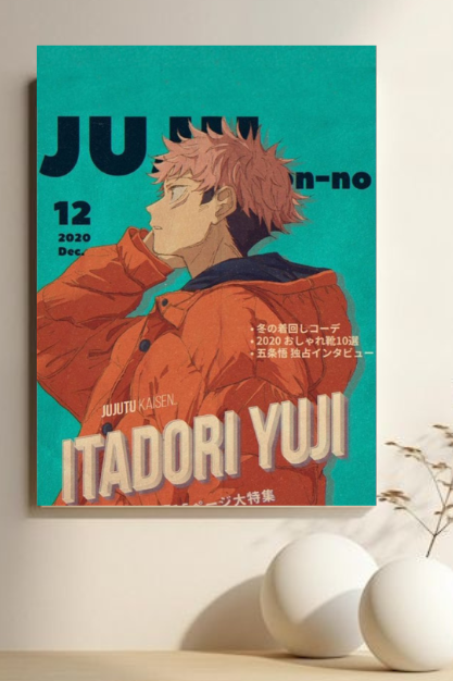 Itadori Yuji Fashion Anime Poster