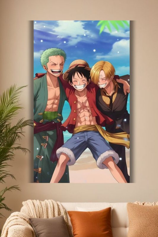 "Boundless Joy: Straw Hat Wall poster