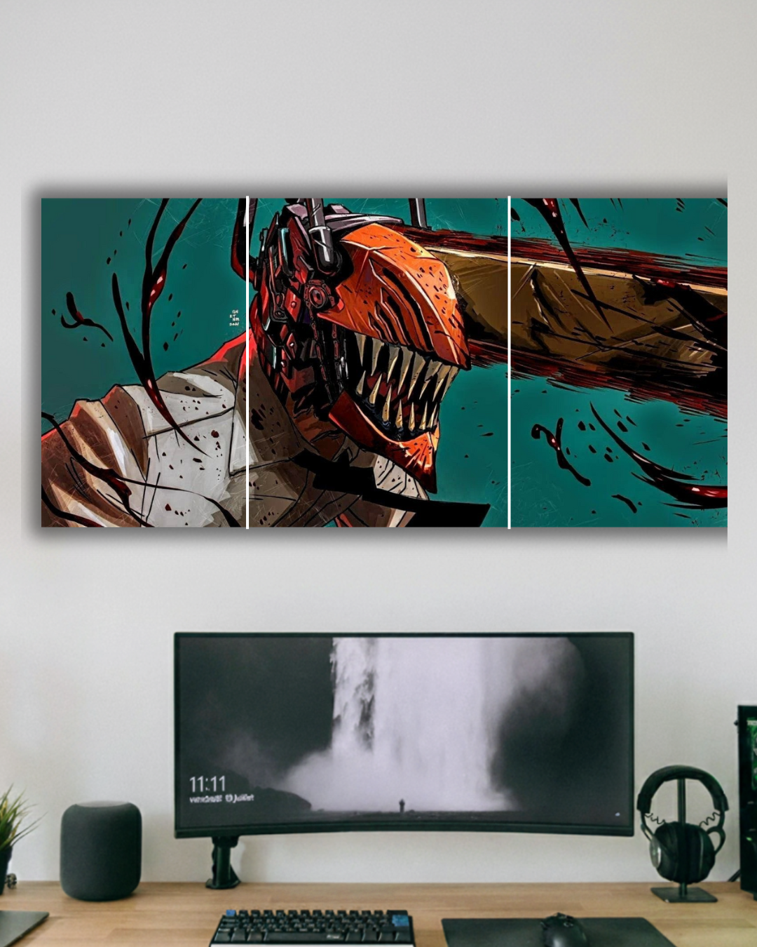 "Chainsaw Warrior Anime poster"