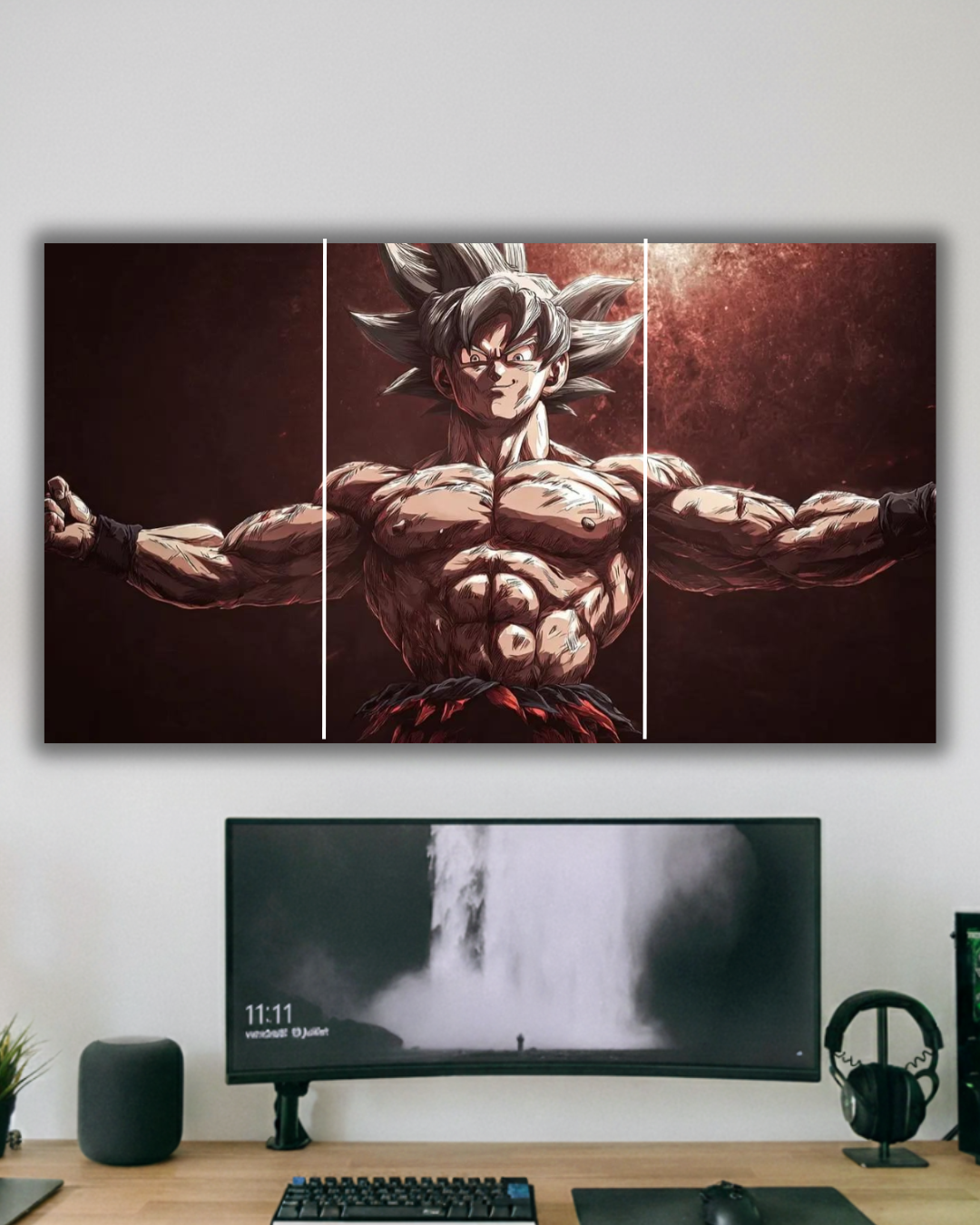 Super saiyan goku split posters
